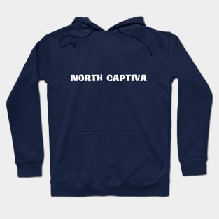 North Captiva Logo  -  White Hoodie